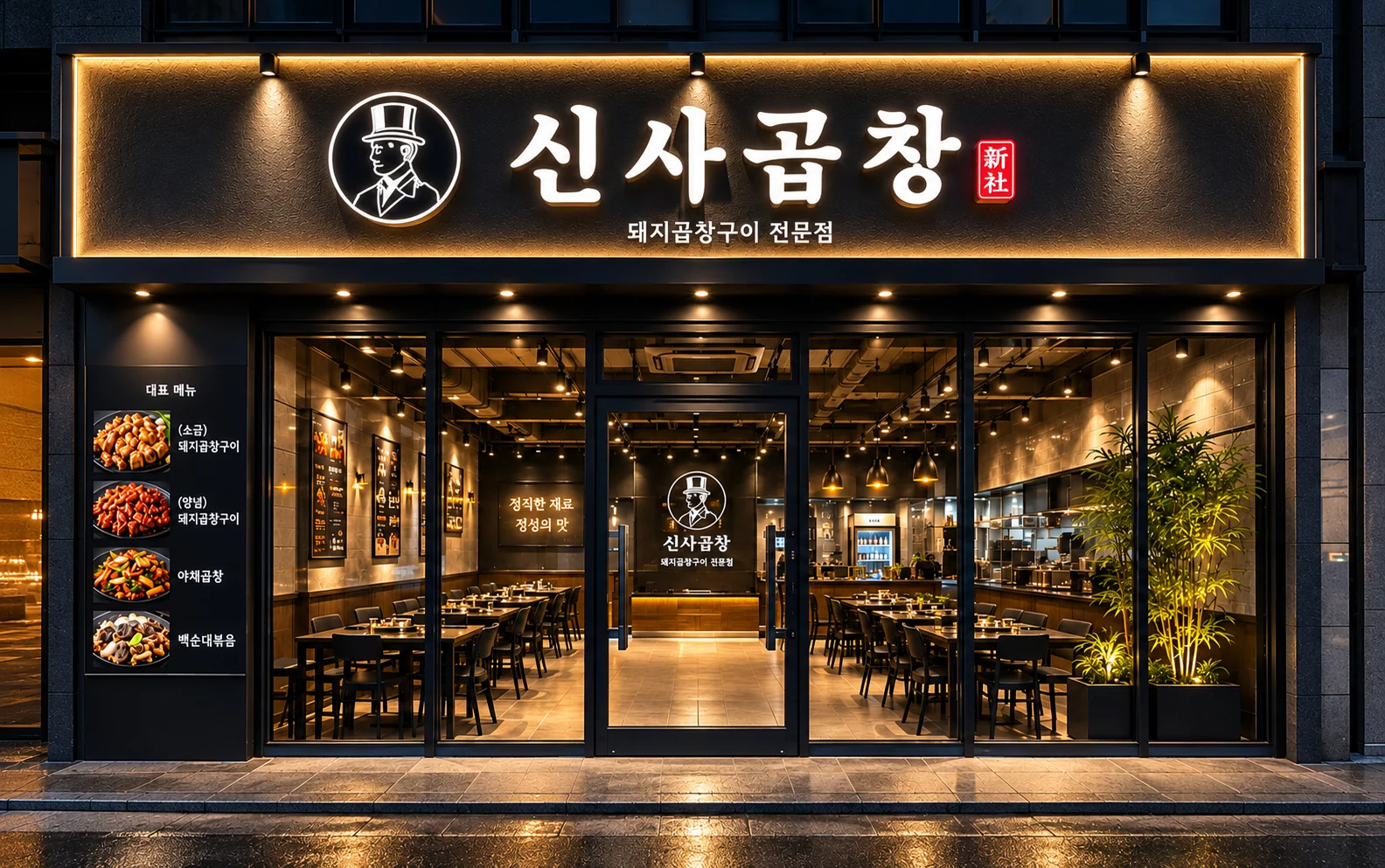 신사곱창 매장 외관
